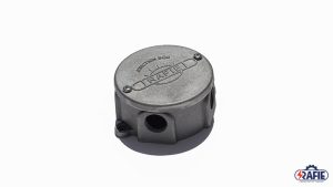 Purchase of round aluminum junction box with 4 outlets + Best price