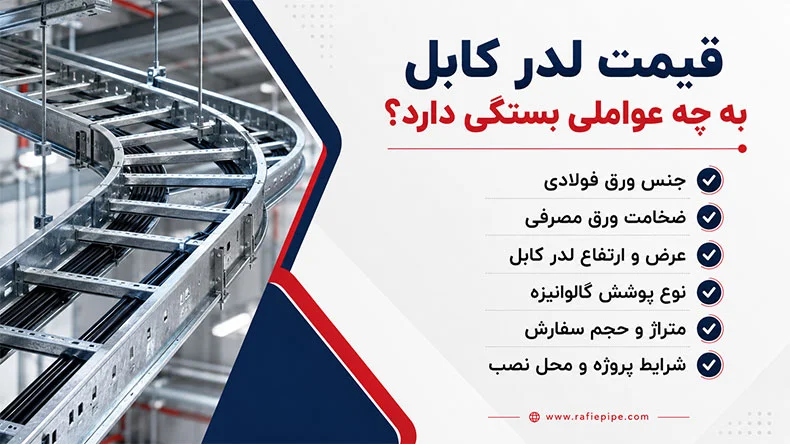 عوامل موثر روی قیمت لدر کابل گالوانیزه